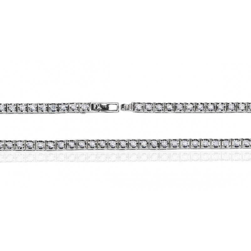 Bracelet Fiana Joaillerie or 18 carats et diamant 0,35 carat