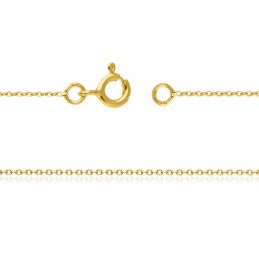 Chaine adulte or jaune 18 carats maille "forçat" 45 cm