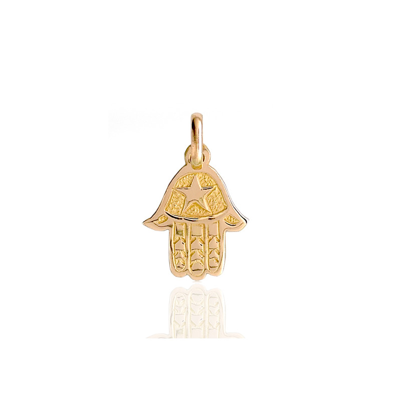 Pendentif Main de Fatma or jaune 18 carats