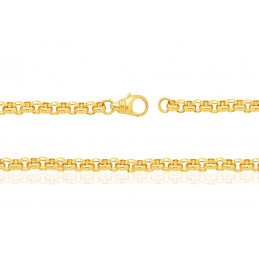 Chaine or jaune 18 carats maille jaseron 42 cm