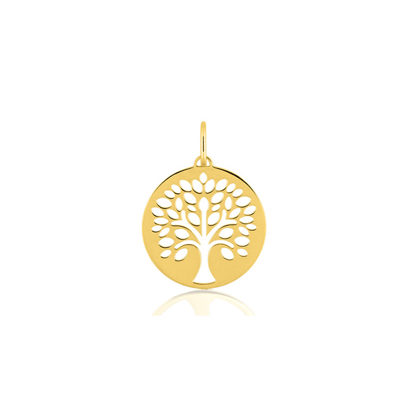 Pendentif or jaune 18 carats "arbre de vie"