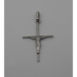 Pendentif croix or 18 carats et Christ