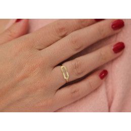 Bague or jaune 18 carats