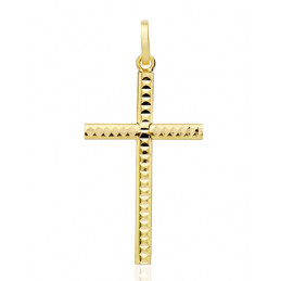 Pendentif croix or jaune 18 carats