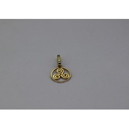 Pendentif Triskell or jaune 18k