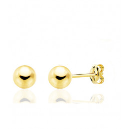 Boucles d'oreilles enfant or jaune 18 carats