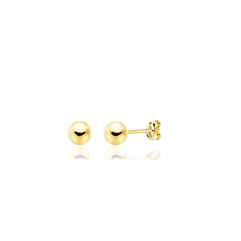 Boucles d'oreilles enfant or jaune 18 carats