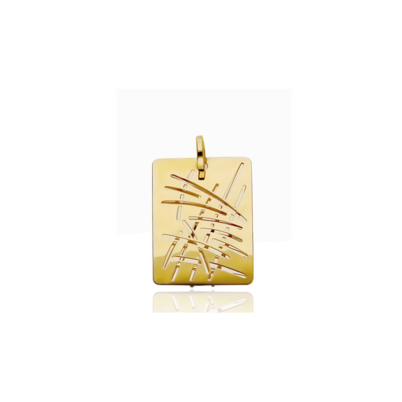 Pendentif or jaune 18 carats design