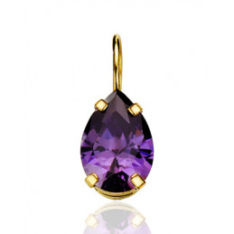Pendentif or jaune 18 carats "améthyste"
