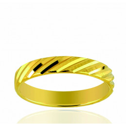 Alliance or jaune 18 carats - 4 mm "Alexius"