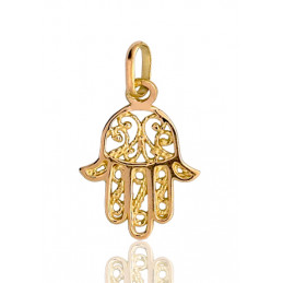 Pendentif "Main de Fatma" or 9 ou 18 carats