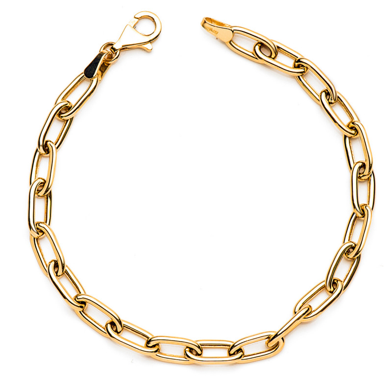 Bracelet homme or jaune 18 carats