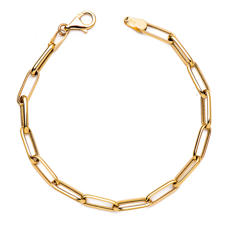 Bracelet homme or jaune 18 carats