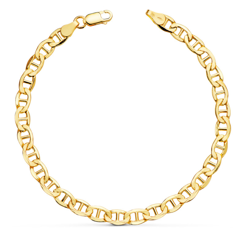Bracelet homme or 18 carats marine