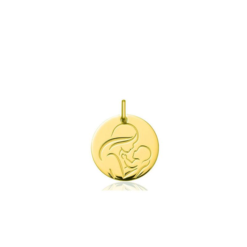Médaille or 18 carats "Vierge à l'enfant" Médaille or 18 carats "Vierge à l'enfant"