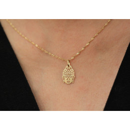 Pendentif "bouddha" or 18 carats