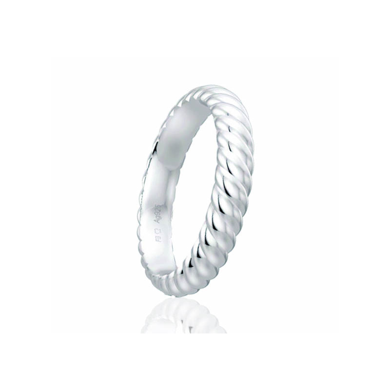 Alliance argent "Adraste" 4 mm pour homme Alliance argent "Adraste" 4 mm pour homme