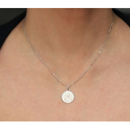 Médaille Saint-Christophe or 18 carats