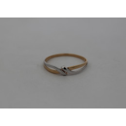 Bague deux ors 18 carats