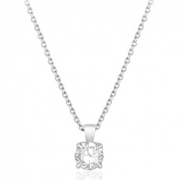Collier diamant de laboratoire 1,00 carat et or 9 ou 18 carats Diamonds Lab