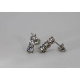 Boucles d'oreilles diamant de laboratoire 1,42 carat et or 750/1000 Diamonds Lab