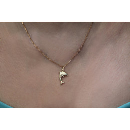 Pendentif or jaune 18 carats "dauphin"