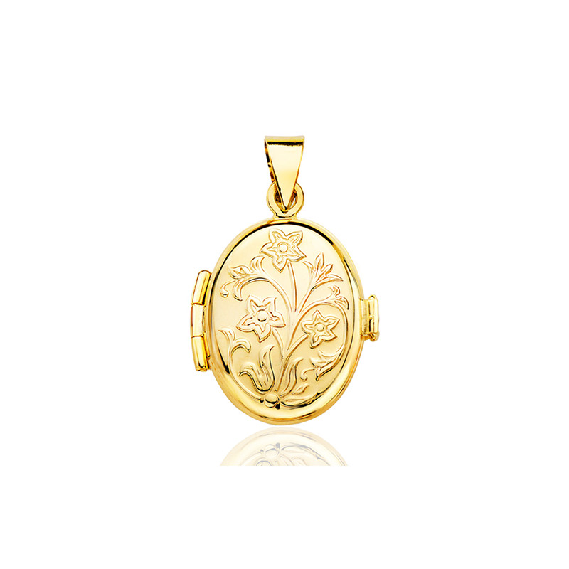 Pendentif cassolette or 18 carats