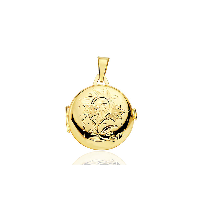 Pendentif cassolette or jaune 18 carats