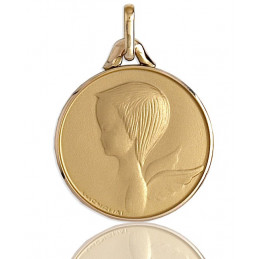 Médaille prestige Ange or jaune