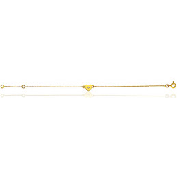 Bracelet bébé or jaune et diamant6