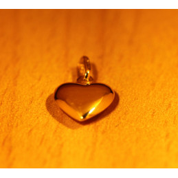 Pendentif or jaune 18 carats coeur