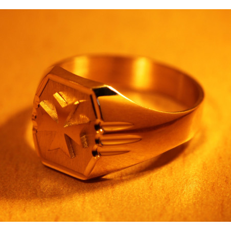 Bague Chevalière Homme En Or 18 Carats – Occasion Très Bon état – Style Classique