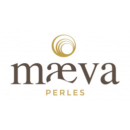 Créoles or 18 carats "Maeva Perles" et perles de Tahiti "Manuia"